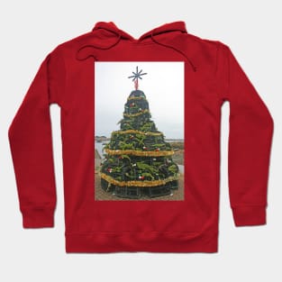 Lobster Pot Christmas Tree, Emsworth, December 2021 Hoodie